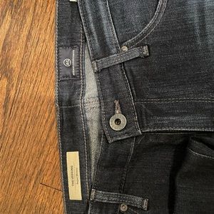 Dark wash AG skinny legging jeans